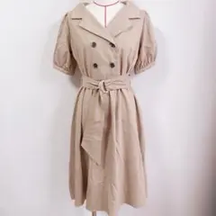 レディース INGNI イング トレンチ ロングワンピース 茶色 ブラウン