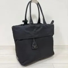 プラダ トートバッグ ボンバー キーリング テスート ナイロン ネロ