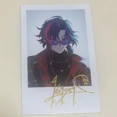 にじさんじ チェキ風カード 魁星 箔押し