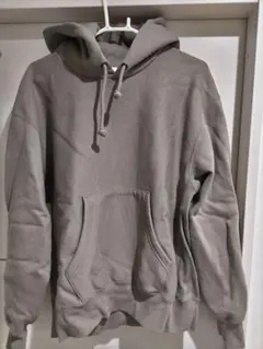 GU ヘビーウエイトコーヒーブラウン フード付き パーカー Lサイズ