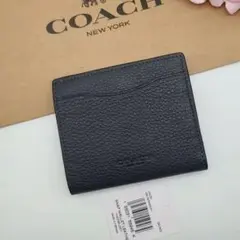 新品　COACH　コーチ　折り財布　スナップ　カードウォレット　正規品