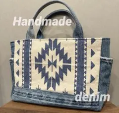 オルテガ柄デニムバッグ(1)
