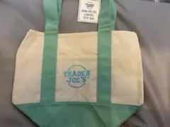 新品TRADER JOE'S ミニパステルバッグ　グリーンのサムネイル