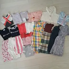 キッズ　女の子　夏服まとめ売り18点　110cm