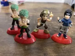 【当時物】ジャンプフェスタ コカコーラ フィギュア 4個セット ゾロ サスケ他のサムネイル