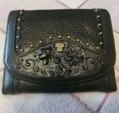 アナスイ　二つ折り財布　黒