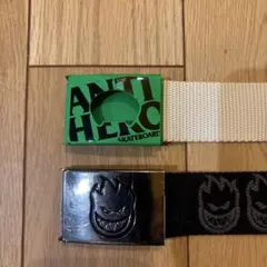 spitfire antihero ベルト　ガチャベルト　アンタイヒーロー
