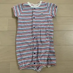 ストライプロンパース 50-60cm