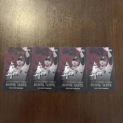 [非売品] ロイヤルスイート限定 阪神タイガース 藤川球児記念カード 4枚セット