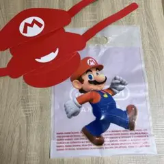 Nintendo FUKUOKA マリオ ルイージ 紙製サンバイザーセット
