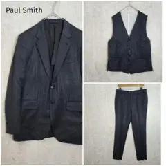 ポールスミス　スーツ3点セットアップ　スリーピース　a6423