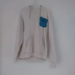 VANS クリーム色パーカー Mサイズ