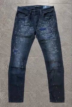 DIESEL ディーゼル ダメージ クラッシュ ブラック　スキニー swag