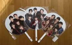 SixTONES うちわ 集合 3枚セット カウコン