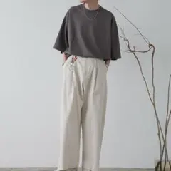 WYM LIDOM HARD GABA LOOSE FIT TROUSERSのサムネイル