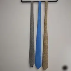 ネクタイセット グレー ブルー ベージュ