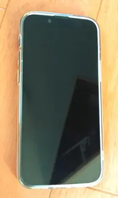 【ジャンク品】Apple iPhone 13 mini ブラック 本体　透明カバ