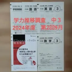 中3　2024年度 第2回 9月　学力推移調査 ベネッセのサムネイル