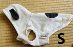 【新品】ジェラートピケ　スヌーピー犬耳付きフード ホワイト　S