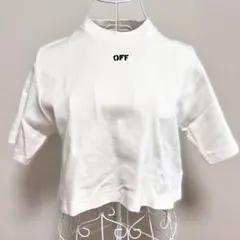 off-white クロップドリブニットカットソーのサムネイル