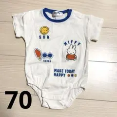 ミッフィー 半袖 ロンパース 70