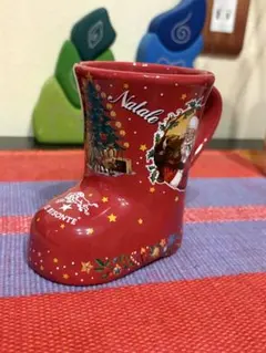イルビゾンテ　ノベルティ　クリスマス ブーツ型マグカップ