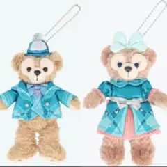 25周年 スパークリングジュビリー　ダッフィーシェリーメイ　ぬいぐるみバッジ