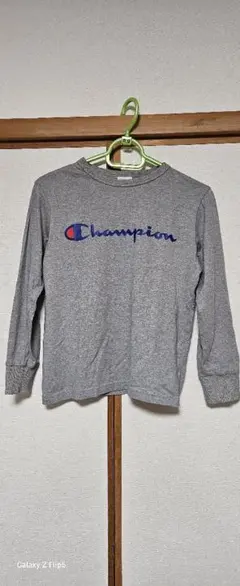 Champion 長袖カットソー 140 グレー