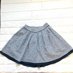 familiar花柄フレアスカート 110cm