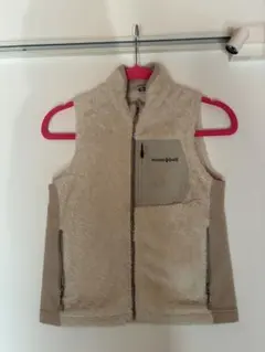mont-bell フリースベスト オフホワイト✖️ベージュ