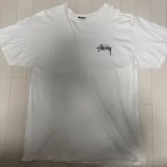 Stussy グラフィックプリント Tシャツ L ホワイト