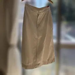 UNIQLO ユニクロ コーデュロイ ロングスカート オフホワイト サイズ7