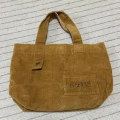 LOWRYS FARM コーデュロイ ハンドバッグ