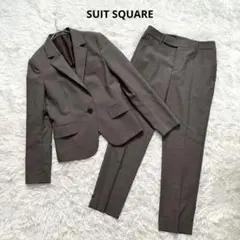 【美品】SUIT SQUARE　TWストレッチ ストライプ セットアップ　スーツ
