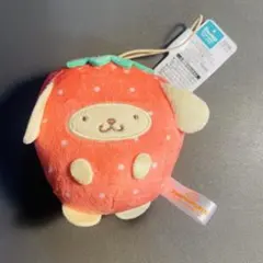 サンリオ　フルーツきぐるみマスコット　ポムポムプリン　いちご
