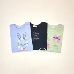 子供服 女の子 130cm 長袖 Tシャツ まとめ売り 新品 YFN48