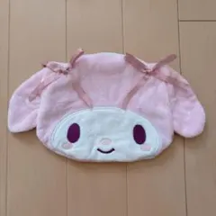 マイメロ ダイカット フェイス クッション シート 座布団 ピンク