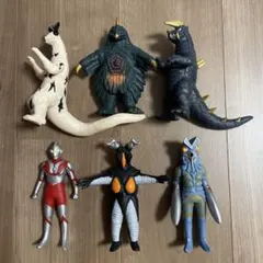 ☆まとめ売り　ソフビ ウルトラ怪獣500 バルタン星人・ゼットン・エレキング他☆