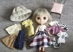 カスタムブライス ウイッグつき♡ ブライス 頭皮付きウィッグ モヘア ① 頭皮付きモヘアウィッグ