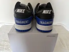 NIKE by youスニーカー ブラック/ホワイト/ブルー　fragment