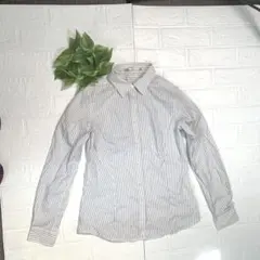 UNIQLO ユニクロ　レディース　Mサイズ　ストライプ　ビジネス　シャツ