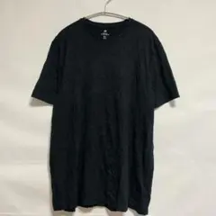 エイチアンドエム Tシャツ クルーネック 半袖 無地 XL 黒 綿 ストレッチのサムネイル