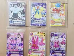 未開封 アイカツカード セブン・イレブン 復刻アイカツ！カード6種コンプ