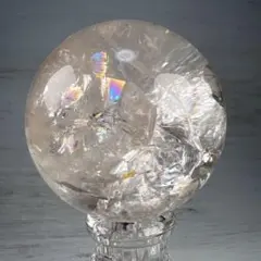 ✳️☆超逸品☆高透明度と煌煌と輝く虹‼️極上別格品✨レインボー 水晶