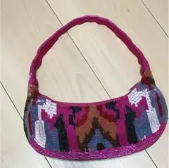 再値下げ 美品 MOYNA ビーズバッグ