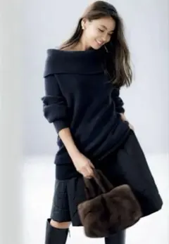 める様【美品】　FOXEY フォクシー　フレアスカート　40　ブラック FOXEY ブラック フレアスカート！40！ - メルカリ