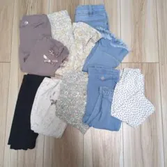 女の子 100 七分/五分丈パンツ・レギンス まとめ売り