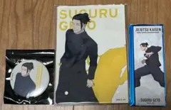 夏油傑　呪術廻戦カフェ アクリルボード 缶バッジ　大交流展 スクエア缶バッジ