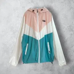 【ROXY】　ウィンドブレーカー　ナイロンパーカー　裏メッシュ　洗える　Mのサムネイル