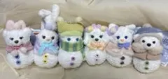 ディズニーシー　シークレットオブスノーウィーディ　ぬいぐるみチャームセット